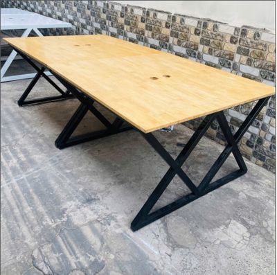Thanh lí 2 bàn cụm làm việc gỗ cao su 2m4. Mua bán Bàn ghế tại Quận Gò Vấp Tp Hồ Chí Minh được đăng bởi Nhân
