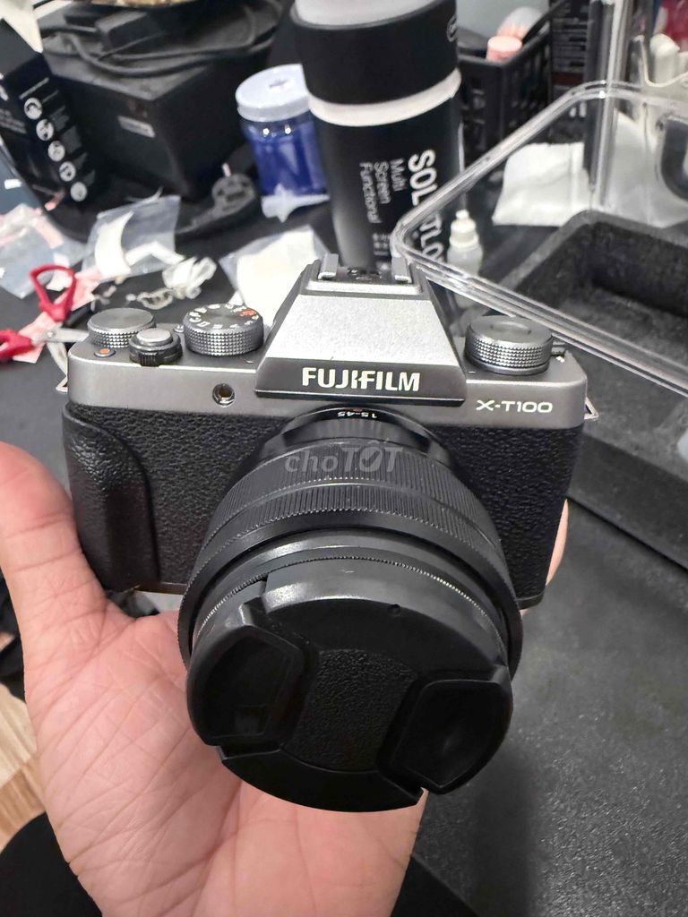 Máy ảnh Fujifilm X-T100 Bạc. Mua bán Máy ảnh, Máy quay tại Quận Tân Phú Tp Hồ Chí Minh được đăng bởi Mẫn Nhi hình 1