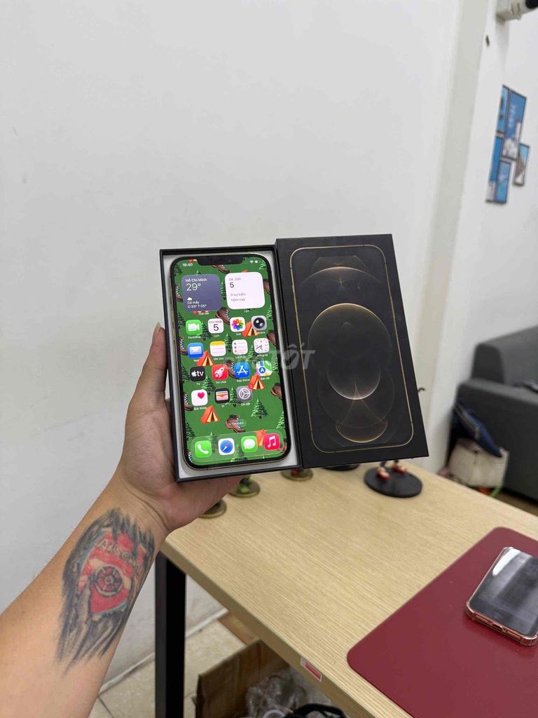 Apple iPhone 12 Pro Max 128GB Vàng Đã sử dụng. Mua bán Điện thoại tại Quận Đống Đa Hà Nội được đăng bởi TP Hanoi Mobile hình 1