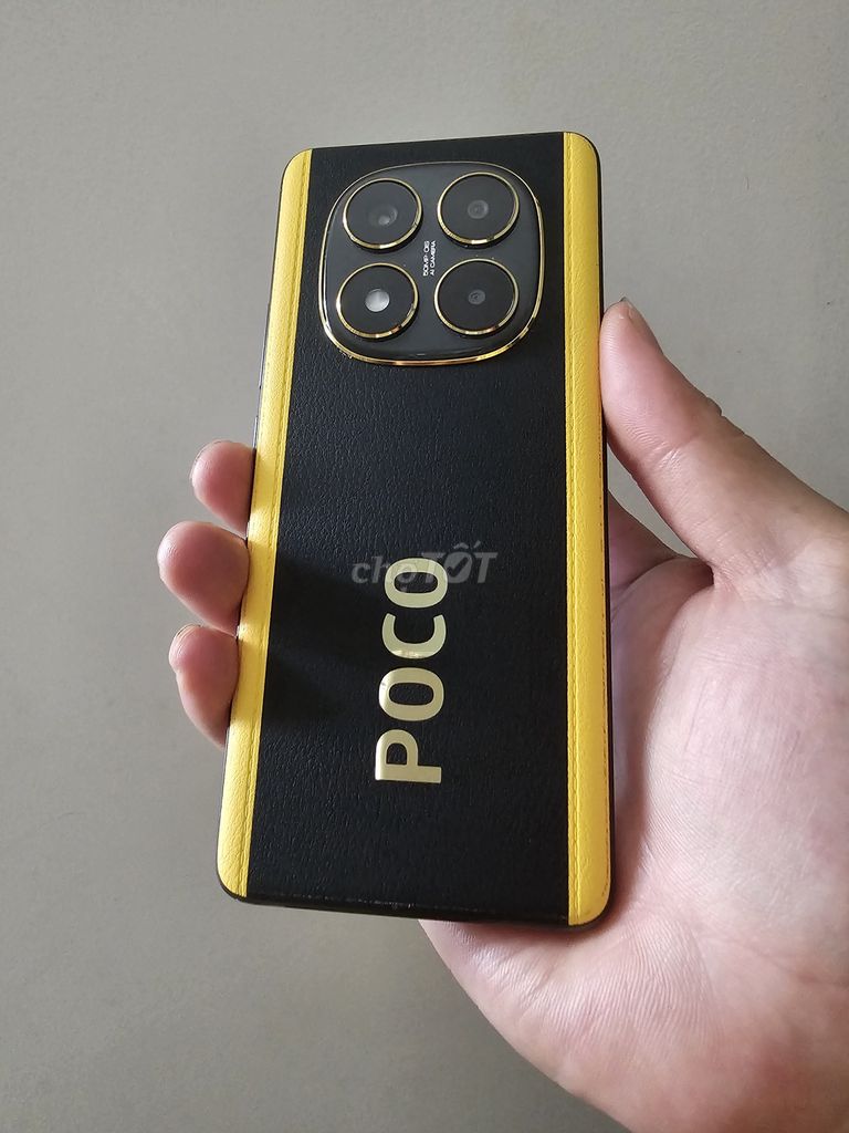 Xiaomi POCO X7 256GB vàng đẹp mượt đời mới. Mua bán Điện thoại tại Quận Hải Châu Đà Nẵng được đăng bởi Minh hình 1