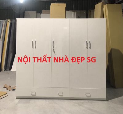 Tủ Nhựa Đài Loan 5Cánh 1M8x2M giá tận xưởng FS HCM