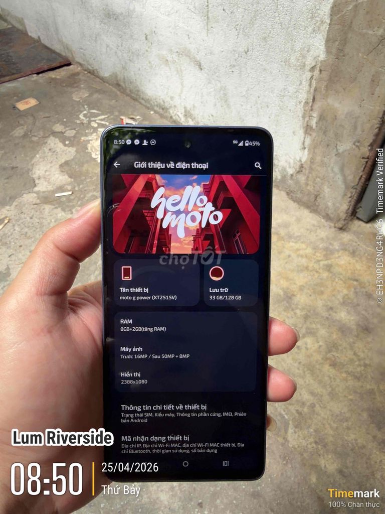 Motorola Moto G 128GB Xám. Mua bán Điện thoại tại Thành phố Thủ Đức Tp Hồ Chí Minh được đăng bởi Trần Quốc Hùng hình 1