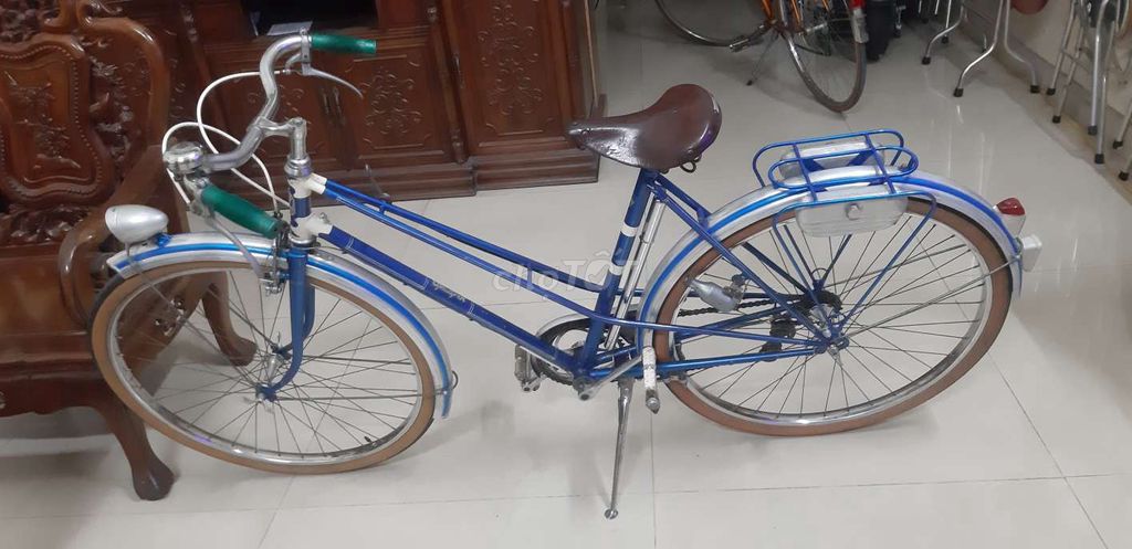 Xe đạp Peugeot Cổ điển Xanh dương Pháp. Mua bán Xe đạp tại Quận Lê Chân Hải Phòng được đăng bởi Lê Bình hình 1