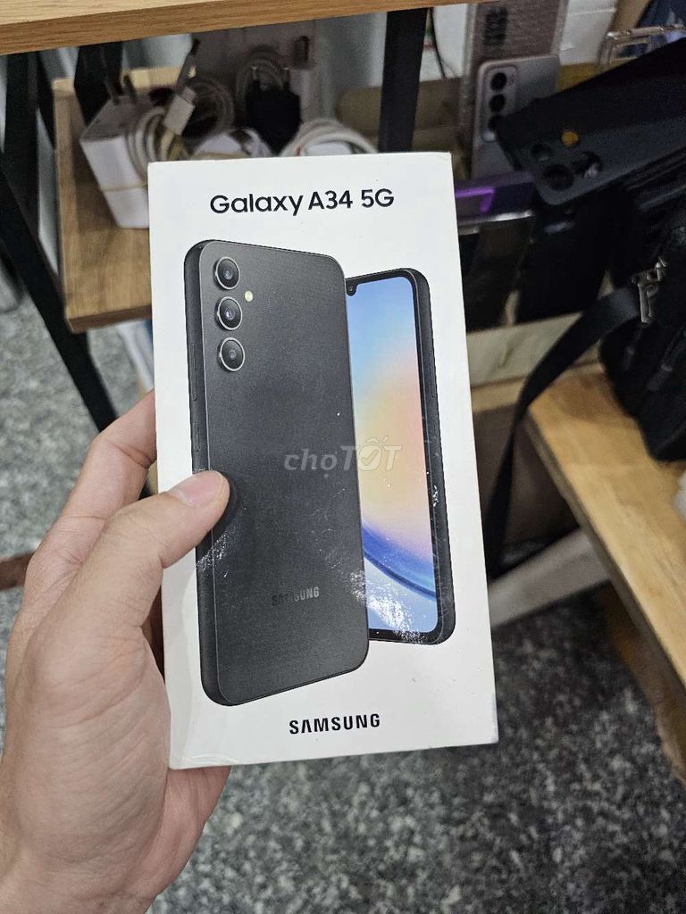 SAMSUNG A34 5G FULBOX 8/128 PIN 5K ZIN TỐT BỀN V/N