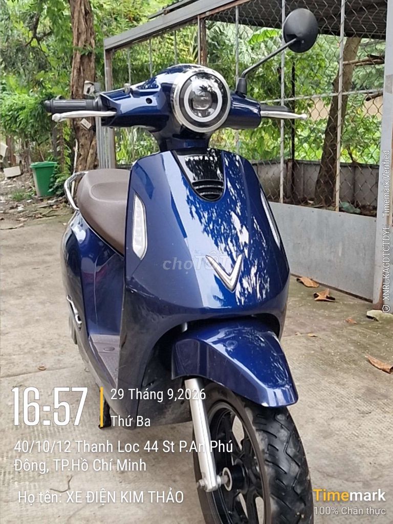 Vinfast Evo 200 pin 3.5kw Màu Xanh