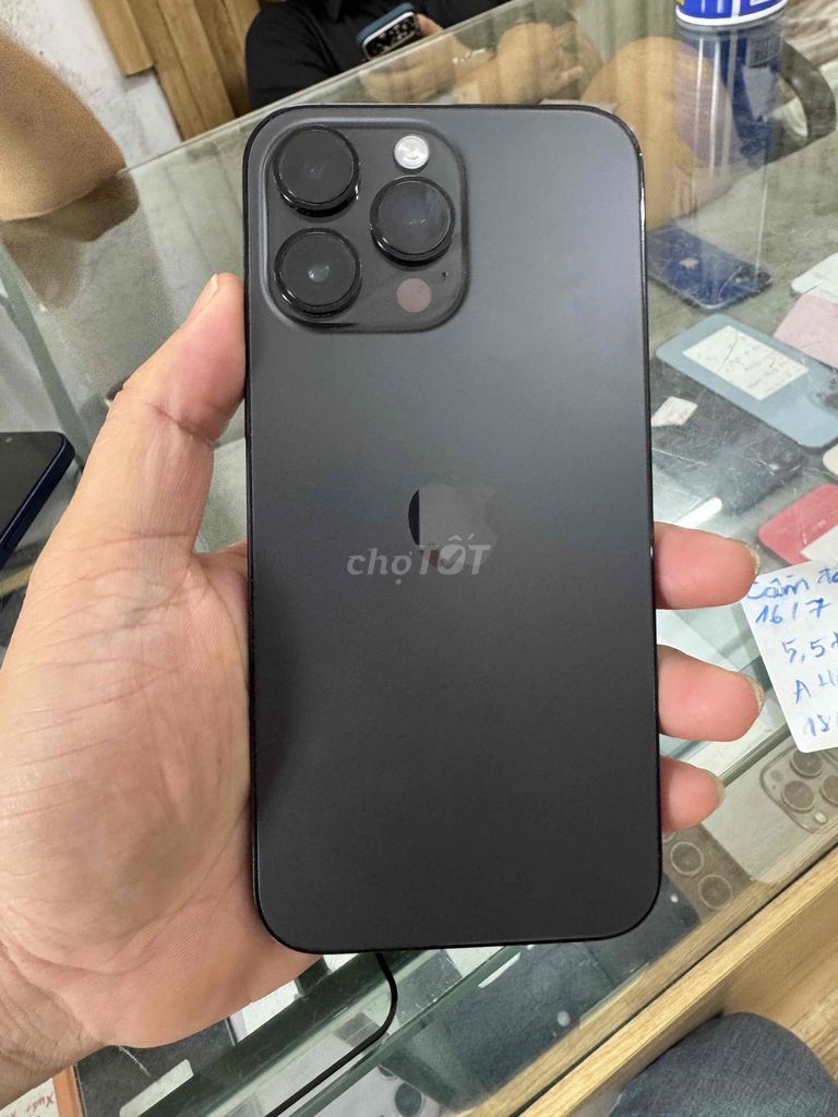 Apple iPhone 14 Pro Max 128GB Đen Đã sử dụng. Mua bán Điện thoại tại Quận Đống Đa Hà Nội được đăng bởi Lê Khuyến hình 1