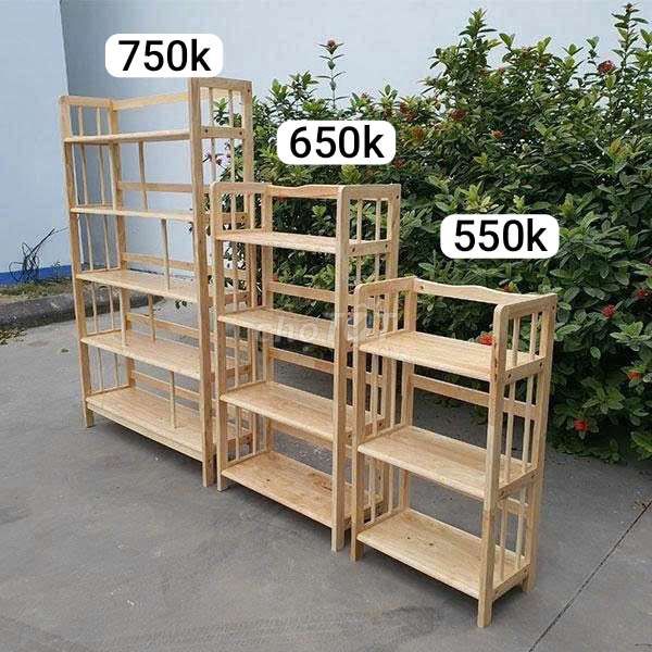 Kệ gỗ cao su nhiều tầng . Mua bán Tủ, kệ gia đình tại Quận Cẩm Lệ Đà Nẵng được đăng bởi Ngọcn shop hình 1