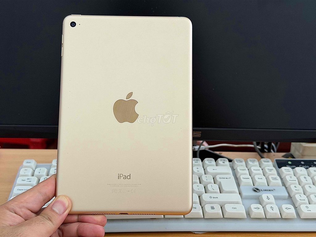 Apple iPad Mini 4 128GB Vàng. Mua bán Máy tính bảng tại Quận Ninh Kiều Cần Thơ được đăng bởi Cầm Đồ Tấn Lợi hình 1