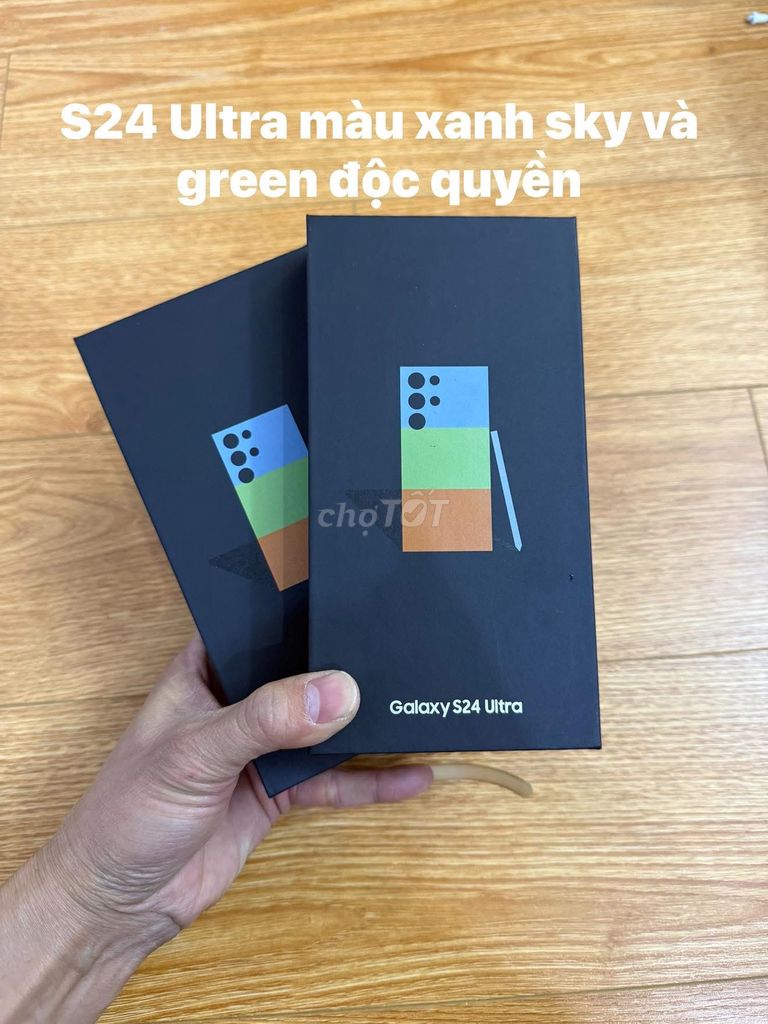 S24 Ultra New Seal xanh độc quyền. Mua bán Điện thoại tại Quận Thanh Xuân Hà Nội được đăng bởi Vinh Râu Samsung hình 1