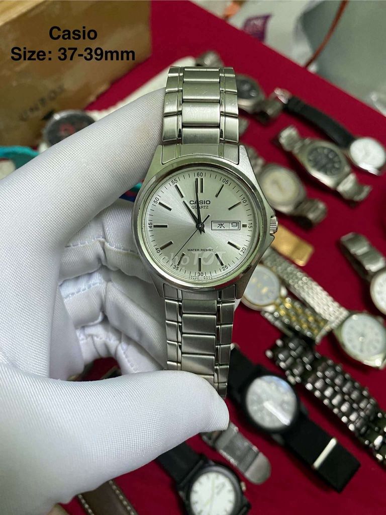 Đồng hồ Casio nam size 37-39mm chính hãng. Mua bán Đồng hồ tại Huyện Thủ Thừa Long An được đăng bởi MINH PHAT hình 1