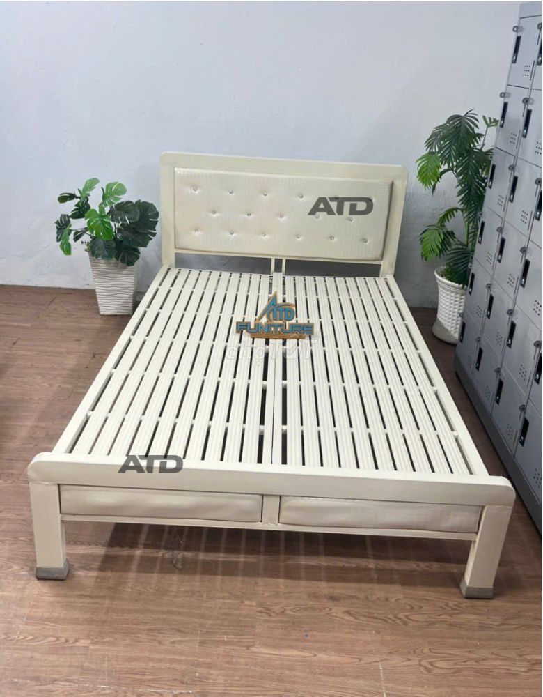 GIƯỜNG SẮT HỘP CAO CẤP FREESHIP--GIƯỜNG SẮT ĐẸP RẺ. Mua bán Giường, chăn ga gối nệm tại Thành phố Thủ Đức Tp Hồ Chí Minh được đăng bởi Nhi Nguyen Nội thất ATD hình 1