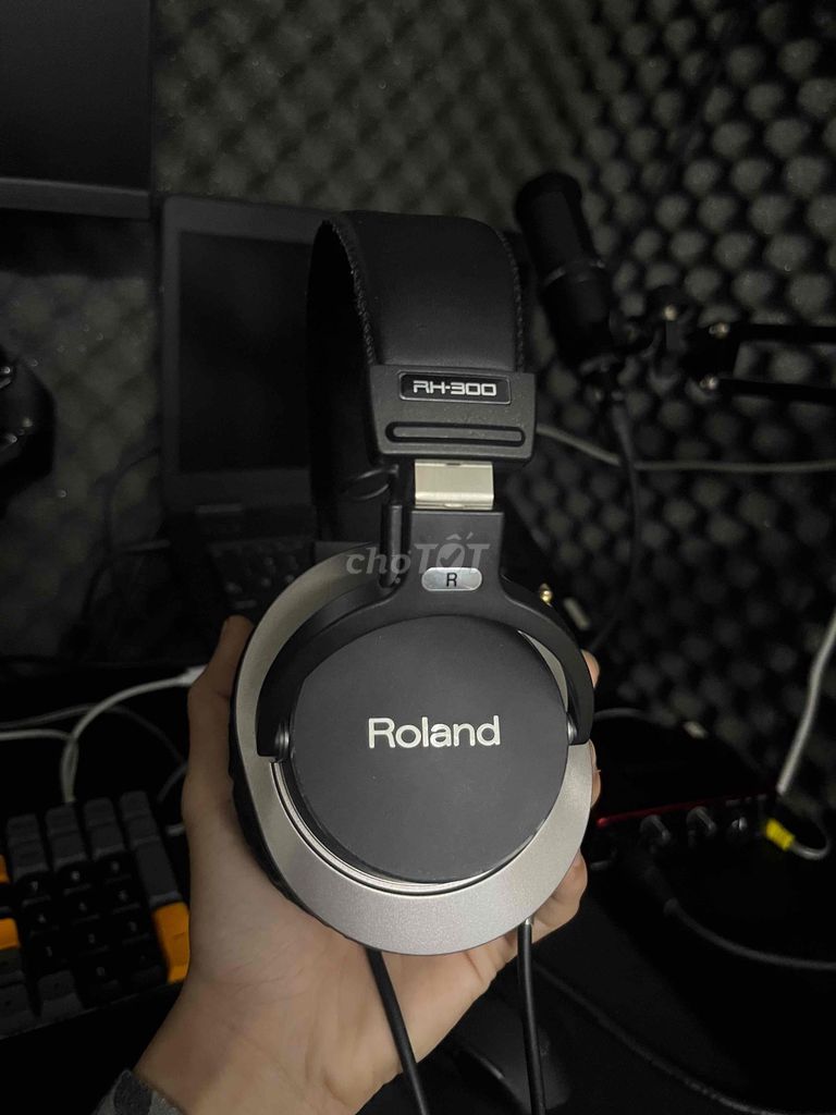 Tai nghe Roland RH-300 Đen. Mua bán Tivi, Âm thanh tại Quận 7 Tp Hồ Chí Minh được đăng bởi Châu Hoàng Lịch hình 1