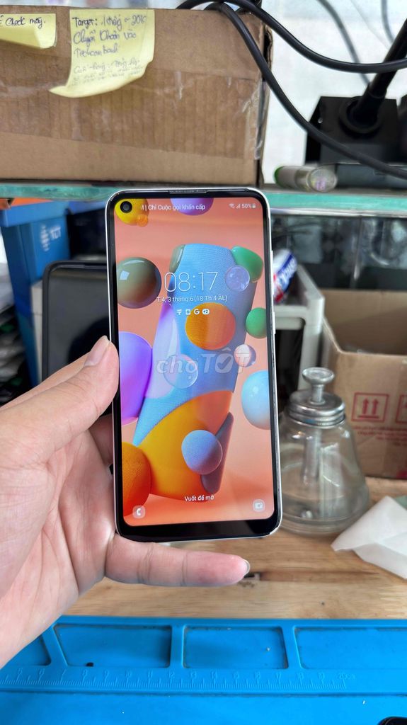 Samsung A11 32GB Trắng. Mua bán Điện thoại tại Thành phố Thuận An Bình Dương được đăng bởi Nguyễn Lâm Hùng hình 1