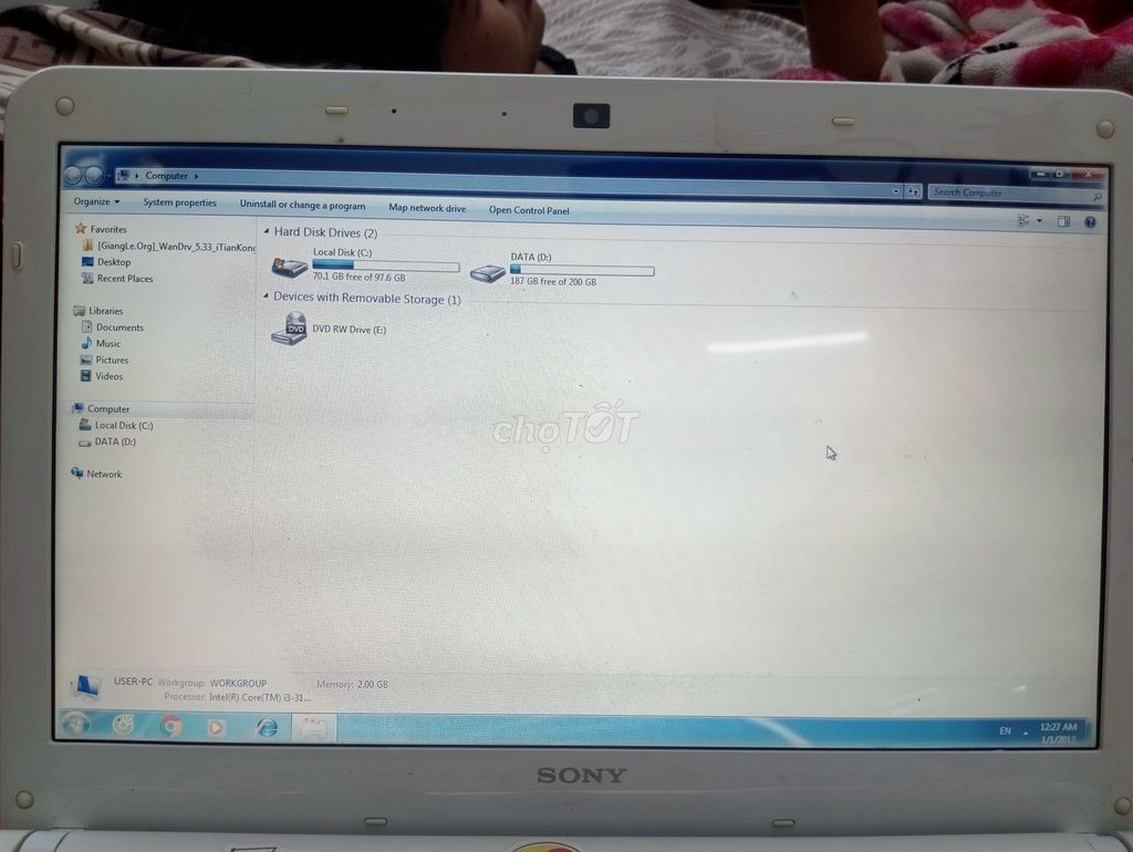 Bán nhanh laptop sony core i3