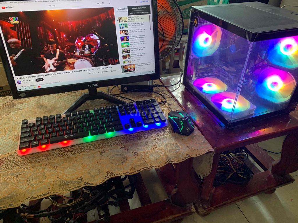 dàn pc i5 đang chơi game. Mua bán Máy tính để bàn tại Thành phố Thủ Dầu Một Bình Dương được đăng bởi Minh rờm hình 1