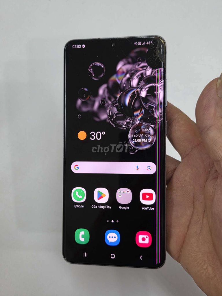 Samsung s20 Ultra 5G ram 12/256 GB đốm. Mua bán Điện thoại tại Quận Cầu Giấy Hà Nội được đăng bởi chú Hùng 60t 163HQV hình 1