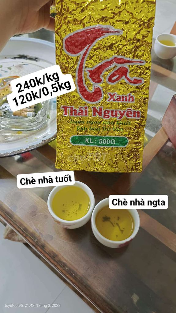 Chè thái nguyên freeship