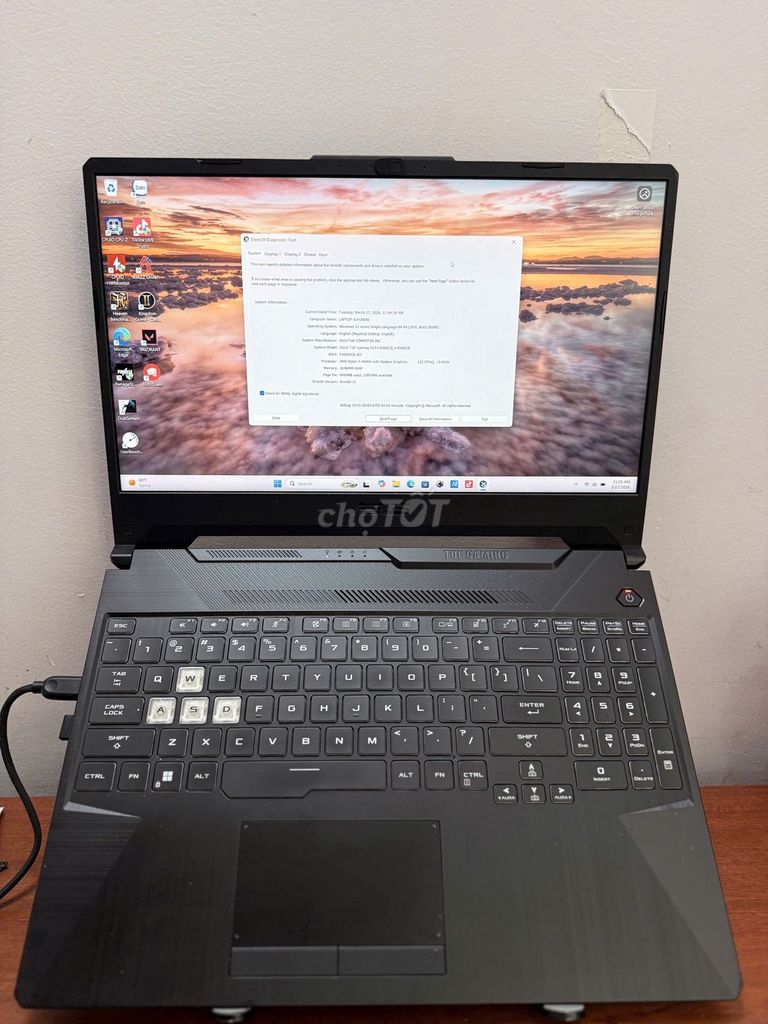 Asus TUF Gaming A15 16GB Đen. Mua bán Laptop tại Quận Gò Vấp Tp Hồ Chí Minh được đăng bởi Tín Nguyễn hình 1