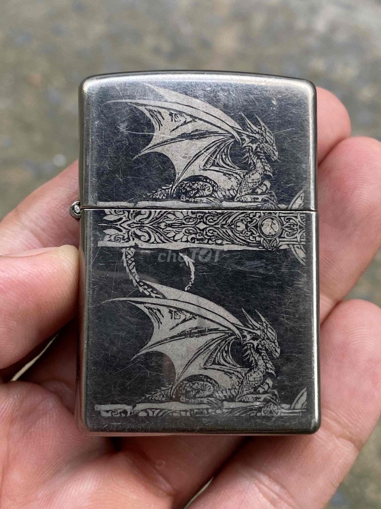 Zippo chuẩn Mỹ đít lõm 2017 vỏ ruột trùng