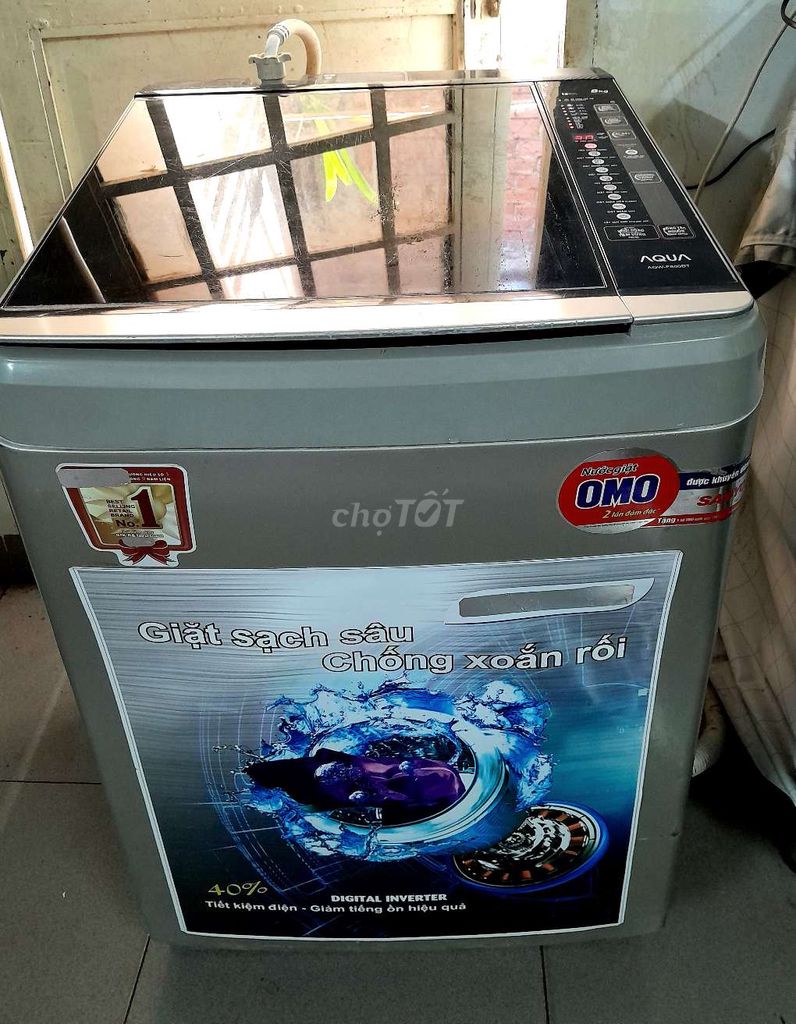 Thanh lý máy giặt AQUA 8Kg như hình, mới đẹp