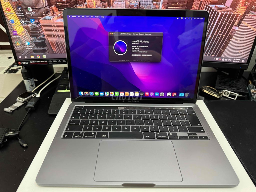 mac pro m1 ram 8 ssd 512 đẹp 99% pin 100%