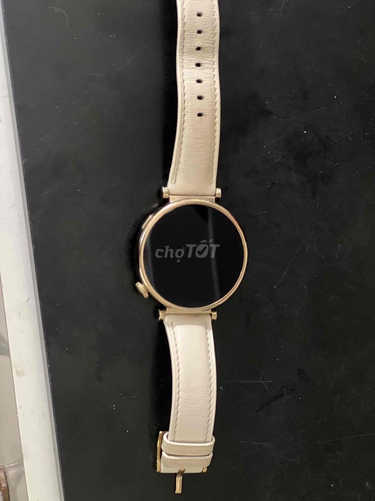 Huawei Watch GT4 41mm Vàng Trắng Dây Da. Mua bán Thiết bị đeo thông minh tại Quận Hoàn Kiếm Hà Nội được đăng bởi Anh đức hình 1