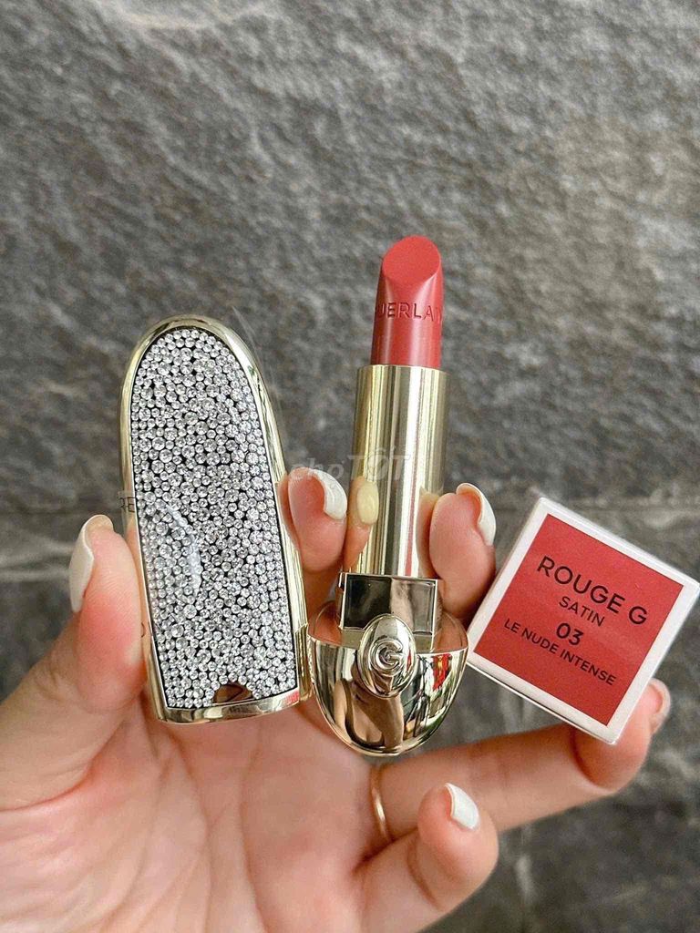 Son Guerlain Satin 03 Hồng đất pha đỏ khói Nữ. Mua bán Phụ kiện thời trang khác tại Quận 10 Tp Hồ Chí Minh được đăng bởi Baby Girl Lovely hình 1