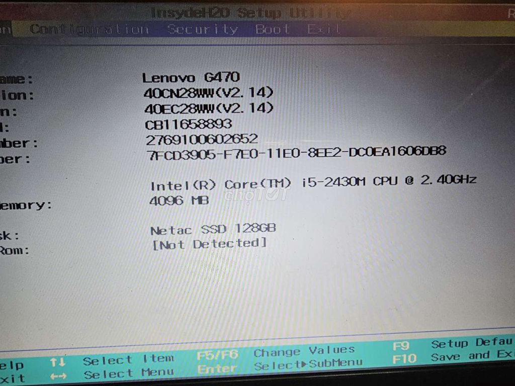 Lenovo G470 i5-2430M 4GB/128GB Đen. Mua bán Laptop tại Quận Tân Bình Tp Hồ Chí Minh được đăng bởi A phát hình 1