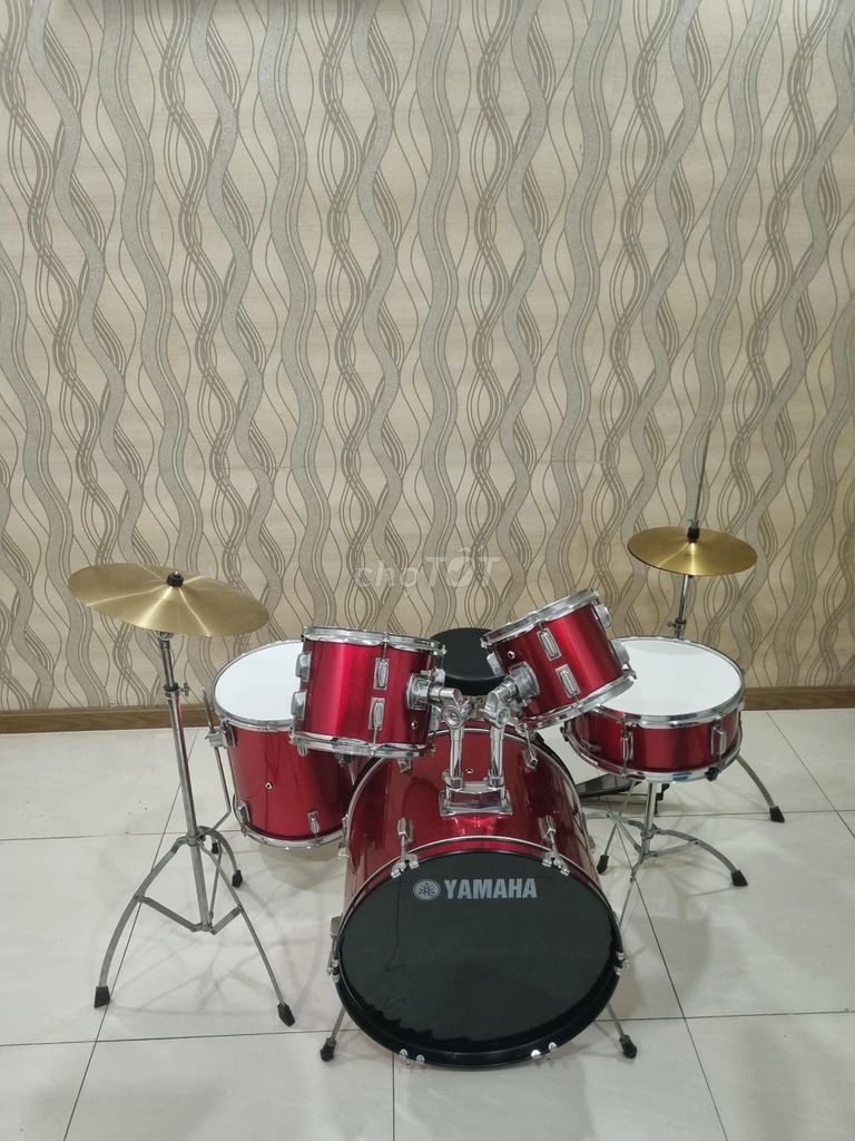 Bộ trống Yamaha màu Đỏ. Mua bán Nhạc cụ tại Quận Tân Bình Tp Hồ Chí Minh được đăng bởi Ngọc Trinh Dương hình 1