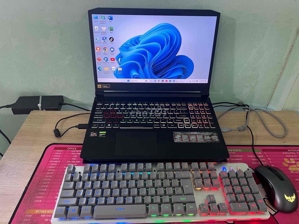Acer Nitro AN515-45 Ryzen 5 16GB/477GB GTX 1650. Mua bán Laptop tại Thành phố Trà Vinh Trà Vinh được đăng bởi hoang khanh hình 1