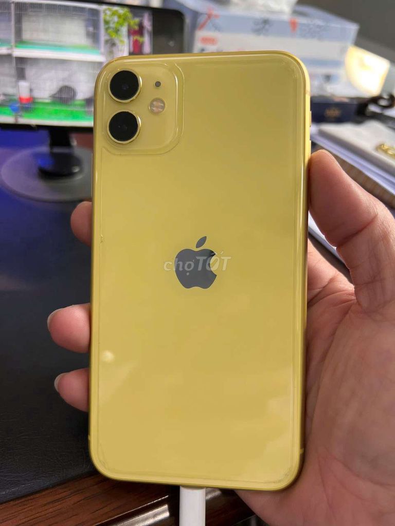 xác iPhone 11 64GB Vàng VN/A màn hình có sọc ngang. Mua bán Điện thoại tại Quận 6 Tp Hồ Chí Minh được đăng bởi Phan Cường hình 1