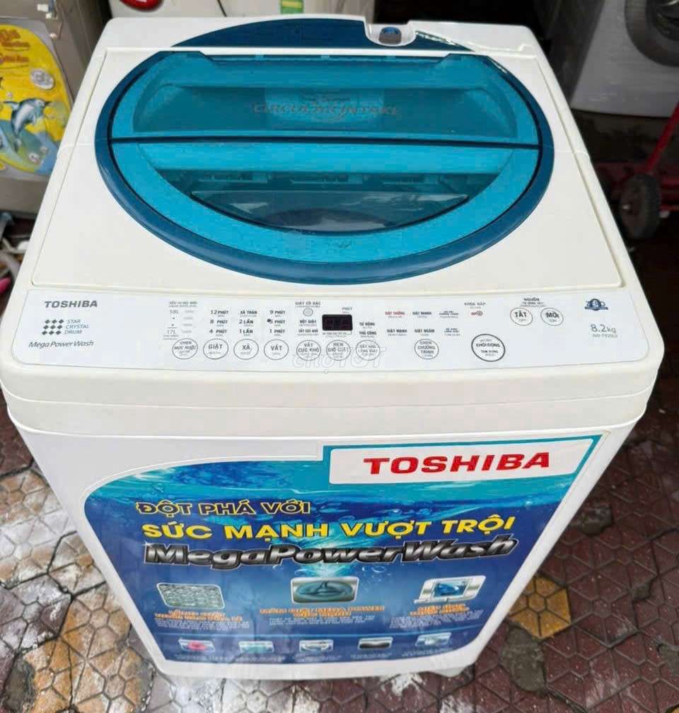 Máy giặt Toshiba 8.2kg Trắng. Mua bán Máy giặt tại Quận 7 Tp Hồ Chí Minh được đăng bởi Điện Lạnh Giá Tốt hình 1