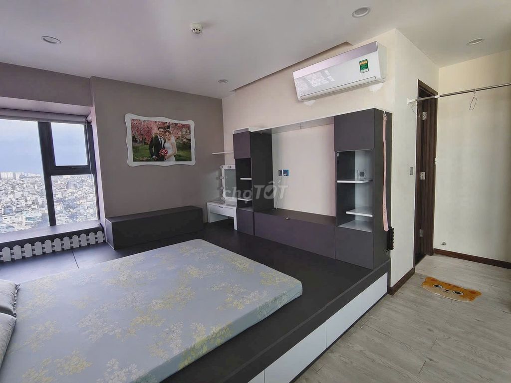Cho thuê chung cư Sacomreal 584 Lũy Bán Bích đầy đủ nội thất, 82m2