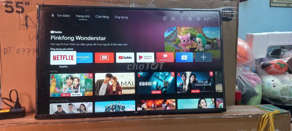 Android Tivi TCL 43inch 4K giọng nói, mẫu 2022