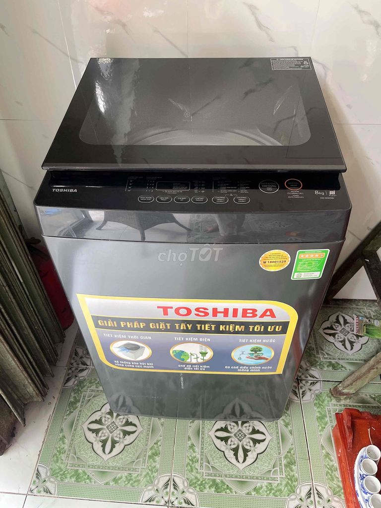 Máy giặt toshiba 8kg mặt kính đời mới. Mua bán Máy giặt tại Thành phố Thủ Đức Tp Hồ Chí Minh được đăng bởi Nhi Nhi hình 1