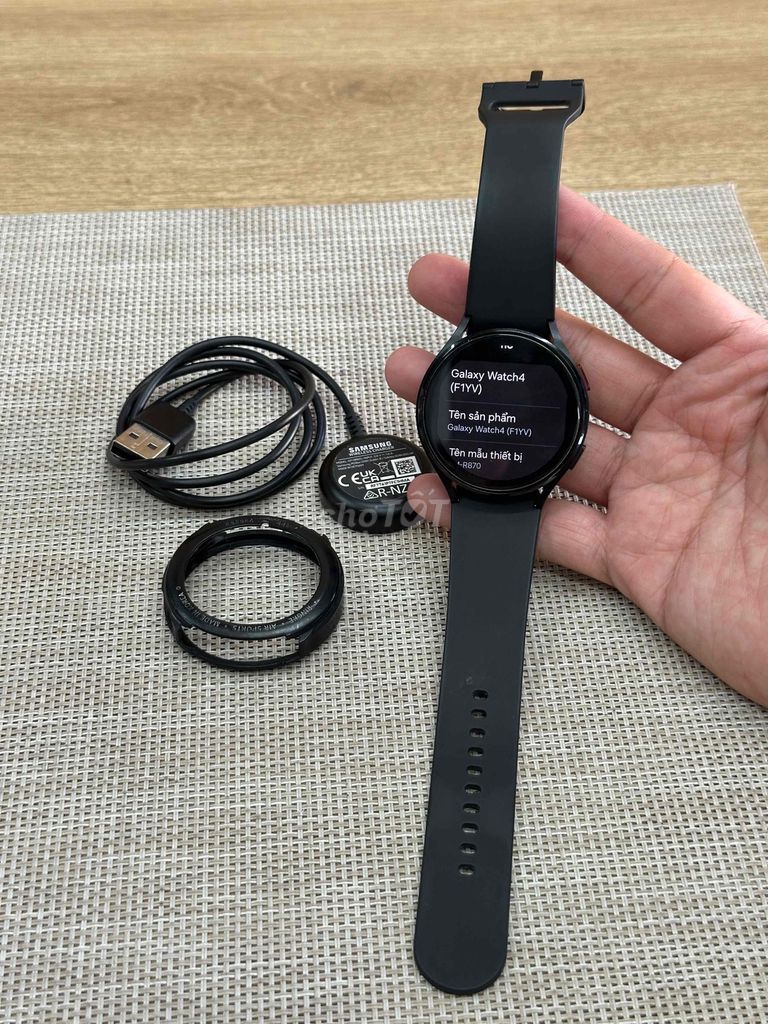 Samsung Watch 4 Đen 44mm. Mua bán Thiết bị đeo thông minh tại Quận Liên Chiểu Đà Nẵng được đăng bởi Thịnh Phát 218 hình 1