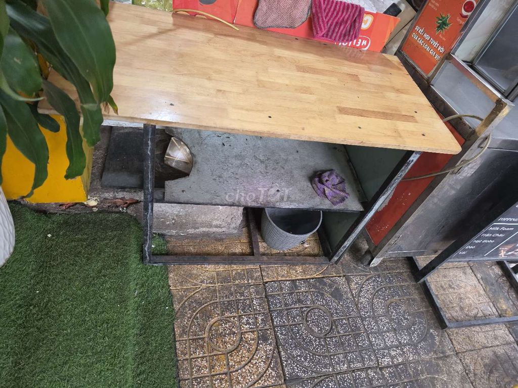 Bàn Gỗ Vàng Nhạt 2 Tầng. Mua bán Bàn ghế tại Quận 5 Tp Hồ Chí Minh được đăng bởi NgocDao hình 1