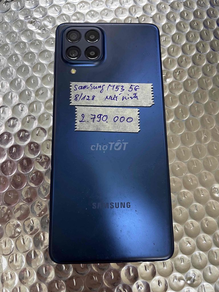 Samsung M53 5G  8/128 GB pin 5000 nứt kính. Mua bán Điện thoại tại Quận Ninh Kiều Cần Thơ được đăng bởi Cầm Đồ Anh Quý hình 1