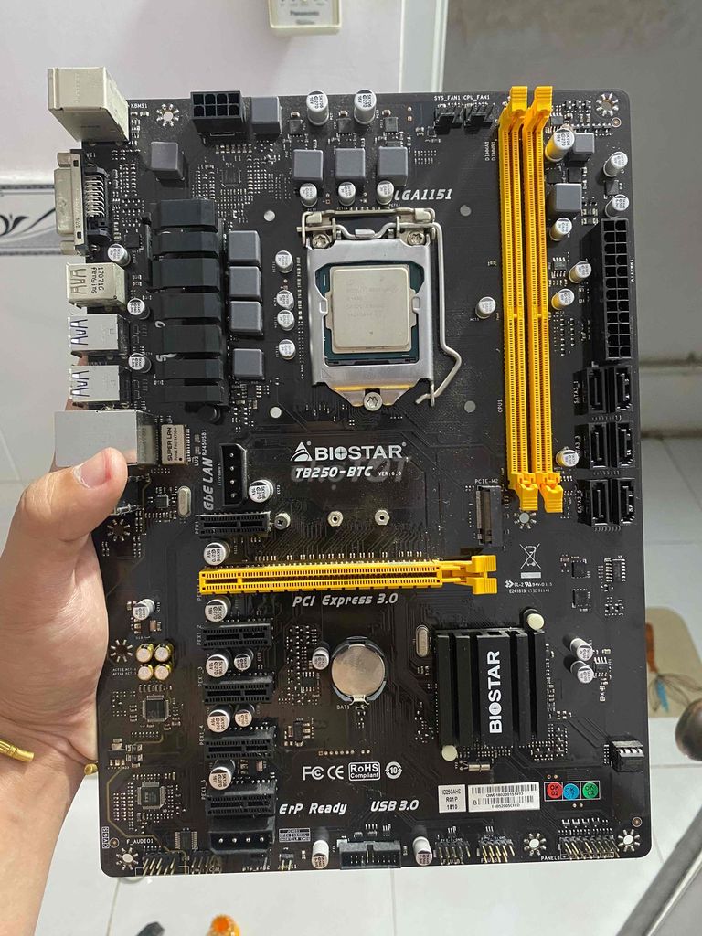 Combo Biostar TB250-BTC + Intel G4400. Mua bán Linh kiện (RAM, Card...) tại Thành phố Biên Hòa Đồng Nai được đăng bởi Dũng hình 1