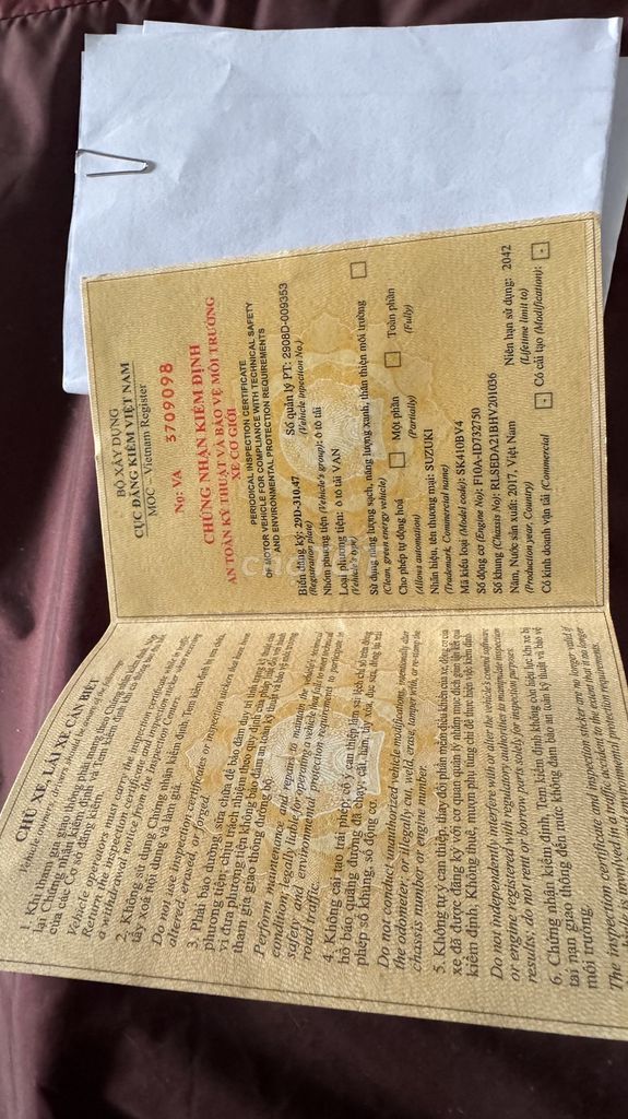 Suzuki Super Carry 2017 Trắng Việt Nam
