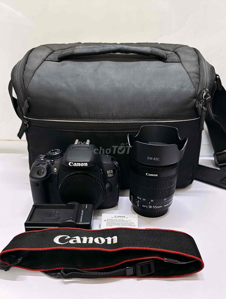 Combo 700d kèm 18 55stm đẹp keng. Mua bán Máy ảnh, Máy quay tại Quận Tân Bình Tp Hồ Chí Minh được đăng bởi Quang Vũ hình 1