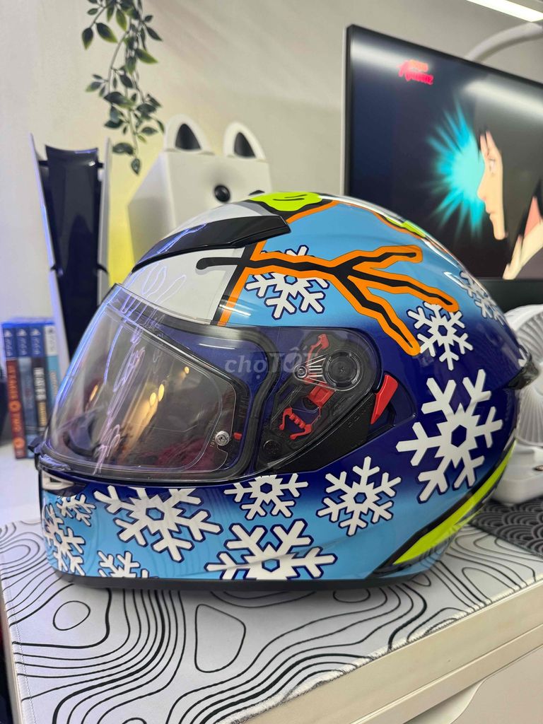 Nón fullface AGV K3 SV winter test 2016