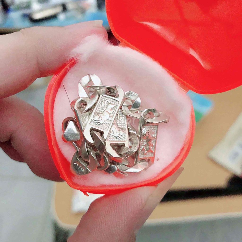 Lắc tay Nam Bạc màu Bạc. Mua bán Phụ kiện thời trang khác tại Huyện Gia Lâm Hà Nội được đăng bởi phạm  hình 1