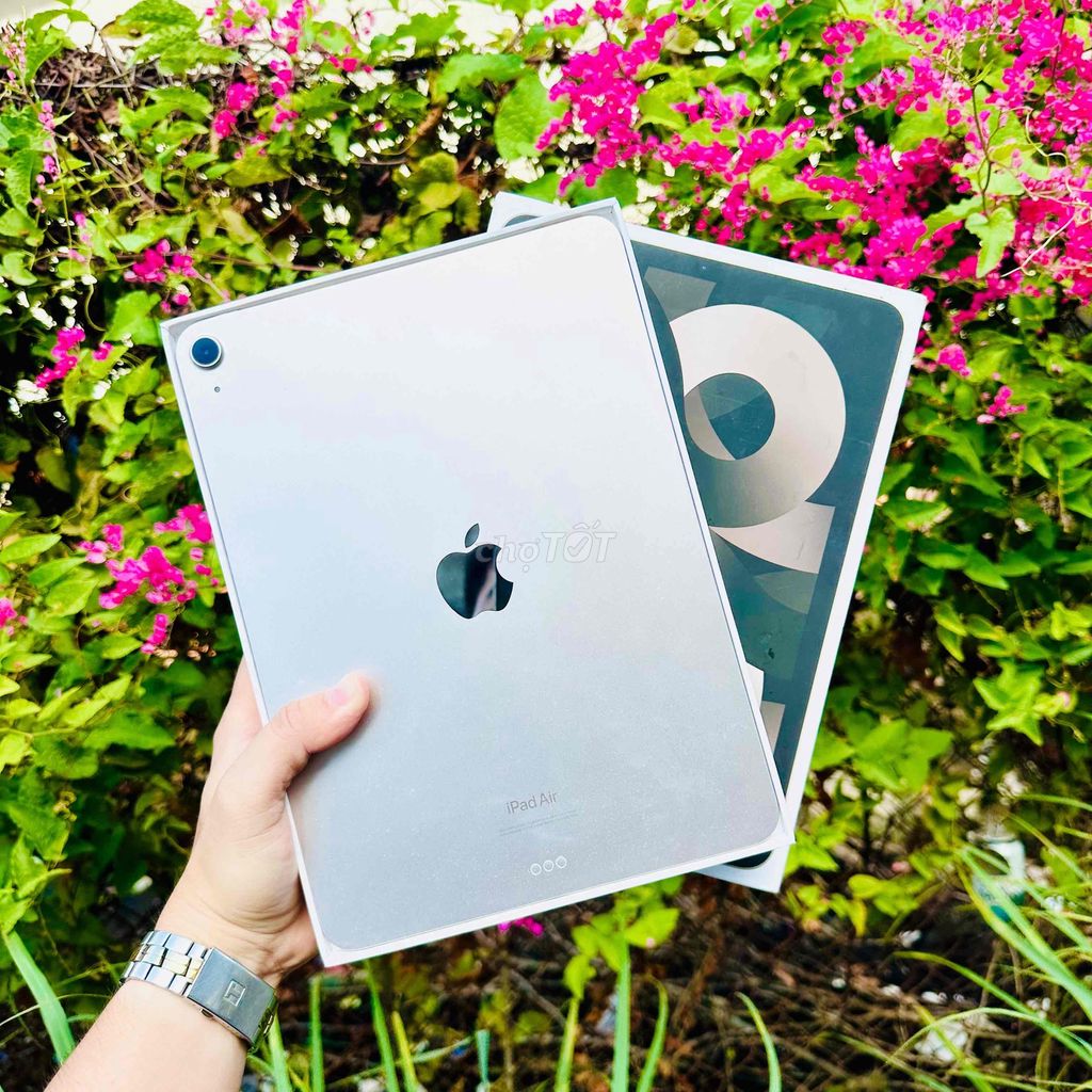 🍎IPAD AIR 5 SILVER 256GB WIFI FULLBOX P93% 11INCH