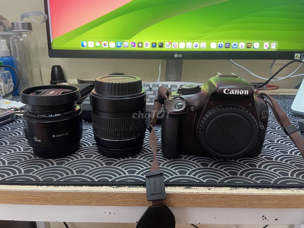 Canon 1100D +len 18-55mm + canon lens 50mm 1.8 ii. Mua bán Máy ảnh, Máy quay tại Thành phố Bến Tre Bến Tre được đăng bởi Thiện hình 1