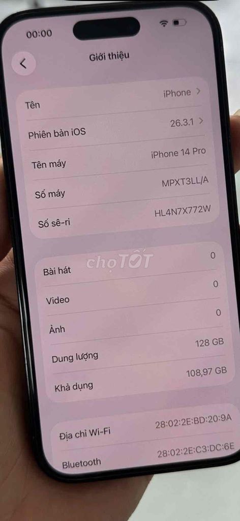 iPhone 14 Pro 128GB Đen zin áp đẹp 99%. Mua bán Điện thoại tại Huyện Cái Bè Tiền Giang được đăng bởi Nam hình 1