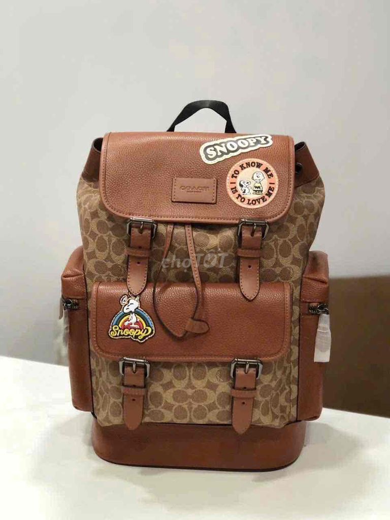 Balo du lịch Co::ach Da thật Nâu. Mua bán Túi xách tại Quận 11 Tp Hồ Chí Minh được đăng bởi SHOP TÚI COACH NAM  hình 1