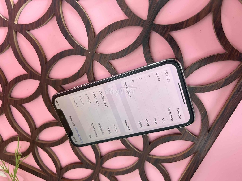 Apple iPhone X 64GB Bạc.. Mua bán Điện thoại tại Thành phố Tân An Long An được đăng bởi lê văn thái hình 1