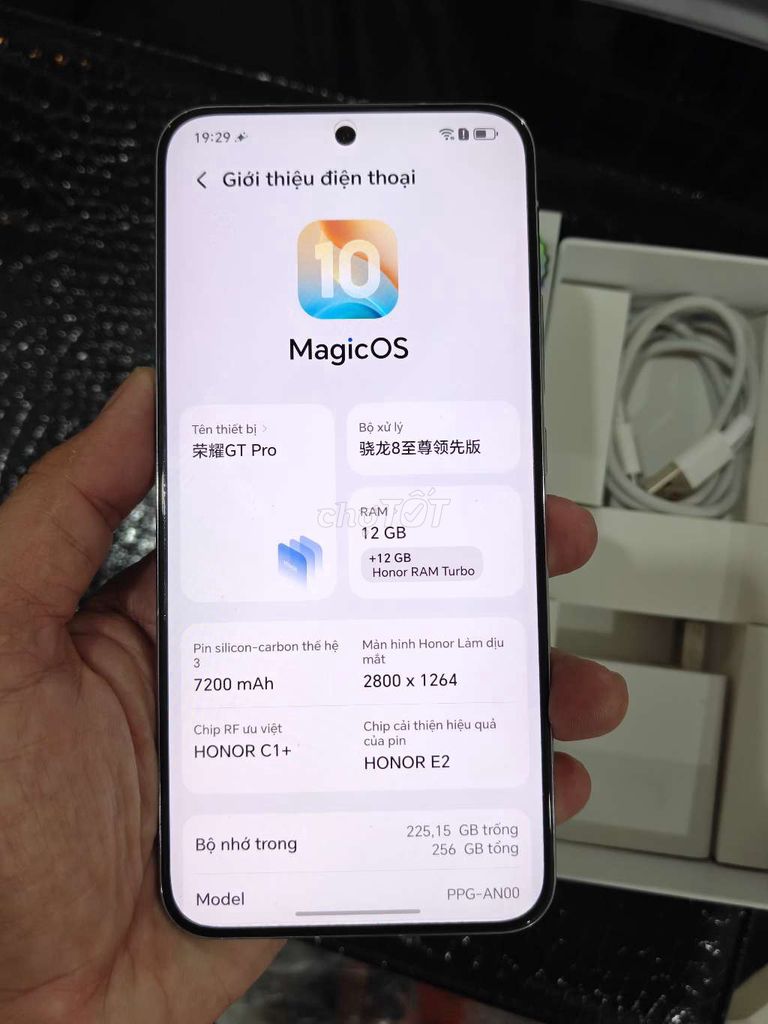 Honor GT Pro 5G 256GB Trắng 99%. Mua bán Điện thoại tại Thành phố Phan Thiết Bình Thuận được đăng bởi duy quang nguyen hình 1