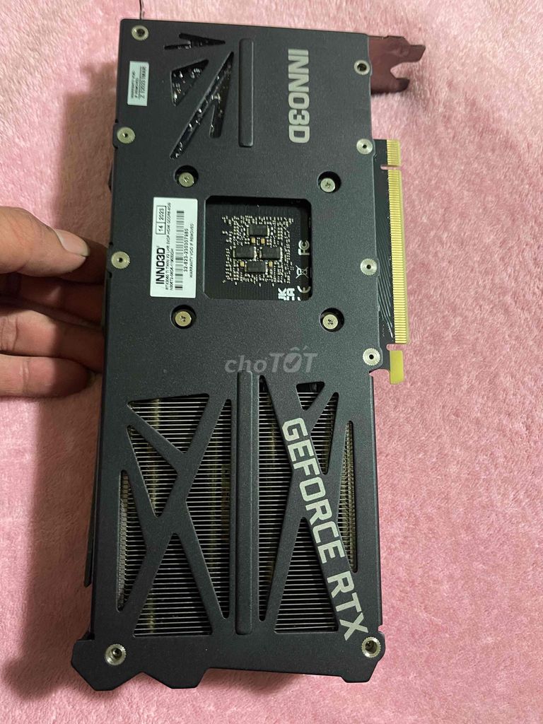 Card đồ họa Inno3D RTX 3060 Ti 8GB Đen. Mua bán Linh kiện (RAM, Card...) tại Huyện Trảng Bàng Tây Ninh được đăng bởi Đỗ Minh Luân hình 1
